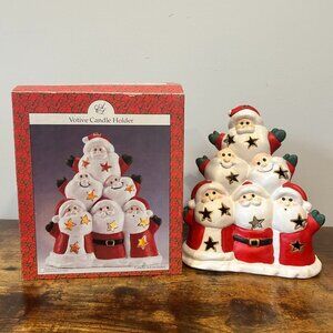 Artmark Chicago Santa Claus Votive Candle Holder